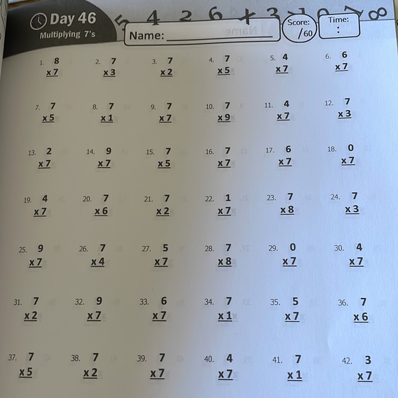 100 Days of Timed Tests - Picture 4 of 5